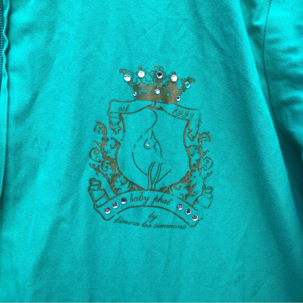 Baby Phat Womens Vintage emerald green jacket LAST CHANCE - Picture 3 of 4